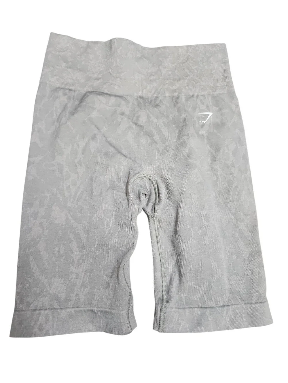 Gymshark Adapt Animal Seamless‎ Biker Shorts In Light Gray Size Medium